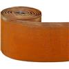 Nicoman Bordura per prato in acciaio corten, rotolo da 5 m, in metallo pre-arrugginito, altezza 14 cm, facile da installare, con guanti di sicurezza inclusi