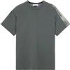 Stone Island T Shirt uomo STRIPES TWO PRINT Verde