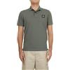 Stone Island polo uomo in cotone piquet Verde Militare
