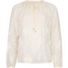 Liu Jo blusa donna lurex floreale Beige
