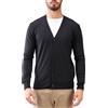 Daniele Alessandrini Cardigan Uomo misto lana Blu Navy