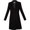 Liu Jo Cappotto Donna con collo rever Nero