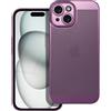 BREEZY CUSTODIA BACK COVER SHELL RIGIDA ANTISCIVOLO TRAFORATA PER APPLE IPHONE 15 PURPLE