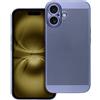 BREEZY CUSTODIA BACK COVER SHELL RIGIDA ANTISCIVOLO TRAFORATA PER APPLE IPHONE 16 PLUS BLU
