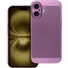 BREEZY CUSTODIA BACK COVER SHELL RIGIDA ANTISCIVOLO TRAFORATA PER APPLE IPHONE 16 PLUS PURPLE