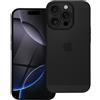 BREEZY CUSTODIA BACK COVER SHELL RIGIDA ANTISCIVOLO TRAFORATA PER APPLE IPHONE 16 PRO BLACK