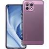 BREEZY CUSTODIA BACK COVER SHELL RIGIDA ANTISCIVOLO TRAFORATA PER XIAOMI MI 11 LITE 4G 5G NE PURPLE