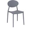 Ristoattrezzature Modello: 12037,Kit da 12 Sedie colore Grigio 48x41,5x81,5h cm