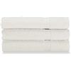 Gabel Asciugamani Viso, Spugna di Puro Cotone Idrofilo, 60 x 100 cm, Bianco, Set da 3 Pezzi, Large