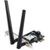 ASUS PCE-BE6500 Scheda di Rete Wi-Fi/Bluetooth Wireless BE Tri-Band 2882Mbps PCI-E