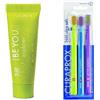 Curaden AG Curaprox Be You Dentifricio Gusto Mela + CS 5460 Trio Ultra Soft Spazzolini Set da 3 1 pz