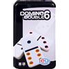 Editrice Giochi, giochi da tavolo classici Domino da viaggio, in confezione di metallo