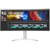 LG 38BQ85C-W Monitor PC 95,2 cm (37.5") 3840 x 1600 Pixel Quad HD+ Bianco