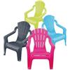 Ipae Progarden Sedia Poltrona Da Giardino Impilabile Baby Mini Selva Assortito