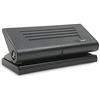 Rapesco PF66P0B1 Perforatrice Regolabile a 6 Fori, Capacità 8 Fogli, Nero
