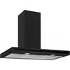 SILVERLINE 3173973304 Cappa aspirante a parete 90 cm Classe Nero