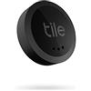 Tile Cercatore di chiavi Bluetooth Sticker (2022), confezione da 1, portata 45 m, inclusa funzione di ricerca nella community, app iOS e Android, compatibile con Alexa e Google Home, nero