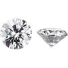 Generico Diamante di Moissanite con certificato GRA Taglio rotondo, Color D, VVS1, eccelente pietra preziosa sciolta (0.1ct)