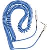 Fender Cavi per Strumenti Serie Contour a Spirale (30ft STR/ANG) Lake Placid Blue