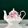 SOREZE Teiera europea in porcellana cinese da 400 ml. Set da tè pomeridiano inglese. Teiera in porcellana. Caffettiera resistente al calore