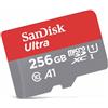 SanDisk Ultra 256 GB microSDXC Memory Card + SD Adapter with A1 App Performance Up to 100 MB/s, Class 10, U1