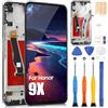 ARSSLY LCD Schermo per Huawei Honor 9X Display per Honor 9X STK-LX1 Sostituzione dello Schermo Touch Screen Digitizer Full Assembly con Strumenti (Nero con Cornice,6,59)