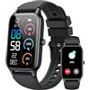 Dyurwa Smartwatch Uomo Donna, 1.57 Orologio Smartwatch con Effettua/Risposta Chiamate, 24H Cardiofrequenzimetroi/Sonno/Contapass, 110+ Sportive Smart Watch, Impermeabil IP68 Fitness Tracker per iOS Android