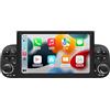 SWTNVIN Android 14 Autoradio per Fiat Panda MK3 Type 319 2013-2023 con Carplay/Android Auto/Mirror Link, 7 pollici Touchscreen Supporta WiFi/GPS/FM/AM/DSP (Quad-Core,2G+32G）