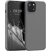 kwmobile Custodia Compatibile con Apple iPhone 13 Cover - Back Case per Smartphone in Silicone TPU - Protezione Gommata - stone dust