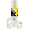 Idena 631041 - Pellicola adesiva 8 pezzi, 19 mm x 10 m, trasparente