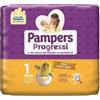 FATER SPA - PAMPERS Pampers Progressi Pannolini Newborn Taglia 1 (2-5 kg) 4 Pacchi 112 Pannolini (4X28)