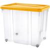 Tontarelli Storage Box LT.80 CM.60X40X50h Coperchio Azzurro, Blu, 1