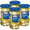 Neri Sottoli - Antipasto Tre Gusti - Ideale per Apertivi o come Contorno - Mix di Funghi coltivati, Olive farcite, Carciofi e Peperoni Rossi e Gialli - 4 confezioni da 290 g