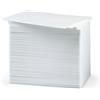 Karteo 100 x carte di plastica carte in bianco CR80 760 Mikron tessere plastica PVC (54 X 86 mm)