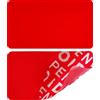 Atairs 100 adesivi, 35 x 20 mm, rosso, senza residui, sigillo di sicurezza | etichette di chiusura, sigillo di sicurezza, etichette di sicurezza, adesivi di garanzia, sigilli adesivi, adesivi antifalso