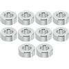 PATIKIL Distanziali in Alluminio M6, 10 Pz di Distanziali Metallici in Alluminio 6,2 Mm Id x 12 Mm Od x 5 Mm L, Distanziali a Vite in Alluminio Rotondi per Viti da 1/4 o M6