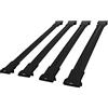 Acpa Compatibile con FIAT Doblo 2010-2022 Barre portapacchi Fly Modello Barre Portatutto 4 Bars Portapacchi Nero