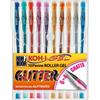 Koh-i-noor Penne gel KOH-I-NOOR assortiti 0,7mm con brillantini conf. da 10 - NAGP10S