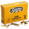 leone dell'era Fermacampioni Leone Dell'Era in acciaio testa bombata N.6 27 mm ottone scatola da 100 pz. - FC6