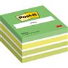 Post-it® Foglietti riposizionabili Post-it® Notes Cubo Neon 76x76 mm assortiti 450 ff 2028-G