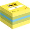 Post-it® Foglietti riposizionabili colorati Post-it® Notes Minicubo 51x51 mm assortiti - 400 ff - 2051-L