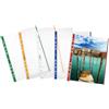 Favorit Buste a perforazione universale goffrate FAVORIT A4 banda giallo - linear conf. 10 pezzi - 100460029