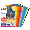 DECO Cartoncino colorato Deco Bristol colori assortiti 200 g/m² 35x50 cm - 21 fogli - 704/21