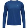 Newline Men Core Running T-Shirt L/S, Maglietta Uomo, Vero Blu, XL