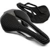 IMPALAPRO Sella in Carbonio Stampata 3D Ultraleggera 250x140mm — Sella 3D Carbonio T800 Alta Rigidità — Sella Bici Ergonomica Traspirante