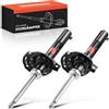 Frankberg 2x Ammortizzatori per sospensioni Ammortizzatori per telaio Anteriore sinistro destro 533mm Pressione del gas Compatibile con Octavi.a III 5E5 5E6 Golf VII 5G1 BE1 BE2 BQ1 5Q0413023FP