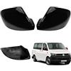 JinsenTGG Cappuccio Dello Specchietto Retrovisore Sostituzione per VW T5 / T6 / Transporter Caravelle, 1 paio Cappucci per Specchietti Retrovisori Cromati Opachi Copri Specchietto Retrovisore Automatico