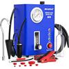 MRCARTOOL Tester di perdite per automobili con macchina del fumo T105, con pompa dell'aria integrata e manometro, tester diagnostico EVAP e rilevatore di perdite di carburante per tubazioni, per veicoli a 12V