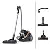 Rowenta RO7954EA Silence Force Cyclonic Effitech Aspirapolvere a Traino Senza Sacco, Capacità XXL 2.5 Litri, Potenza 500 W, Aspirapolvere Potente e Silenziosa, Sistema di Filtraggio HEPA
