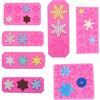 ZOOMPIL Stampi in Silicone per Fiocchi Neve, 7 Pezzi Silicone Stampi Fiocco di Neve, Stampi per Cioccolato Antiaderenti per Cuocere, Decorazioni Natalizie e invernali per Torte e Cupcakes